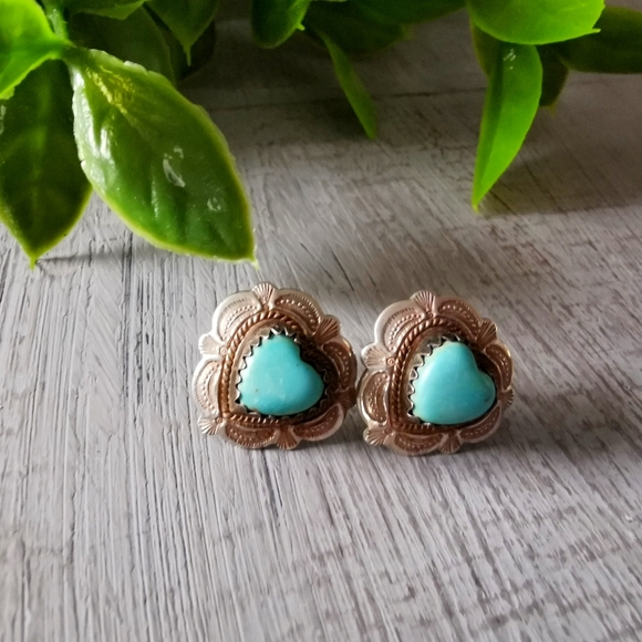 Jewelry - Sterling Turqoise Earrings